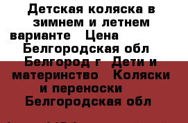 Детская коляска в зимнем и летнем варианте › Цена ­ 17 000 - Белгородская обл., Белгород г. Дети и материнство » Коляски и переноски   . Белгородская обл.